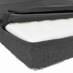 Cojín Vital Bendson Plegable, 120 × 85 cm, Gris oscuro-Gris claro