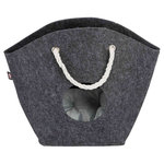 Bolsa-Cueva suave Polly, 50 x 38 x 20 cm, Gris