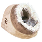 Minou cuddly cave, 35 × 26 × 41 cm, beige/brown