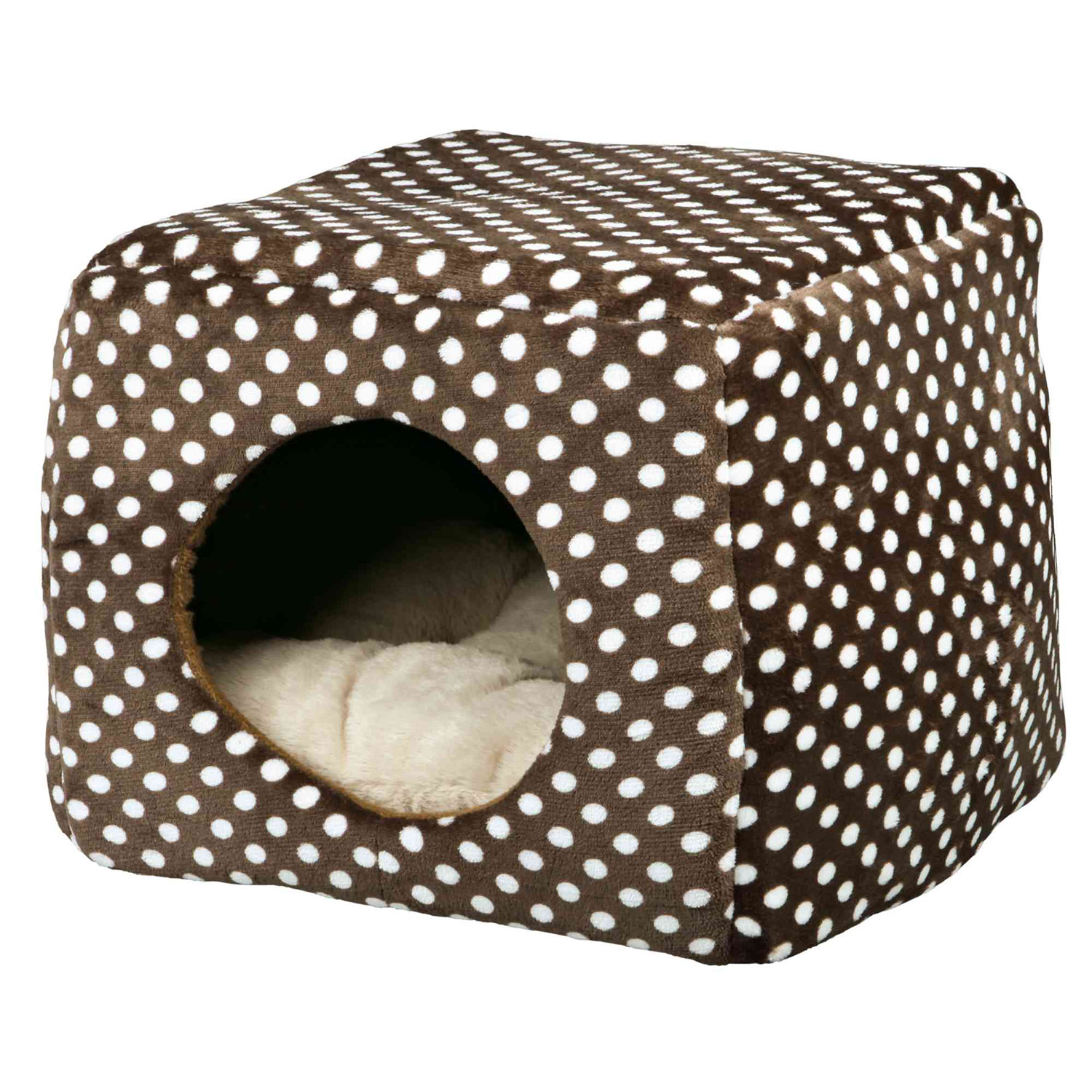 traqueteo sala Expulsar a Cueva/Cama Suave Mina, 40 × 32 × 40 cm, Marrón-Beige