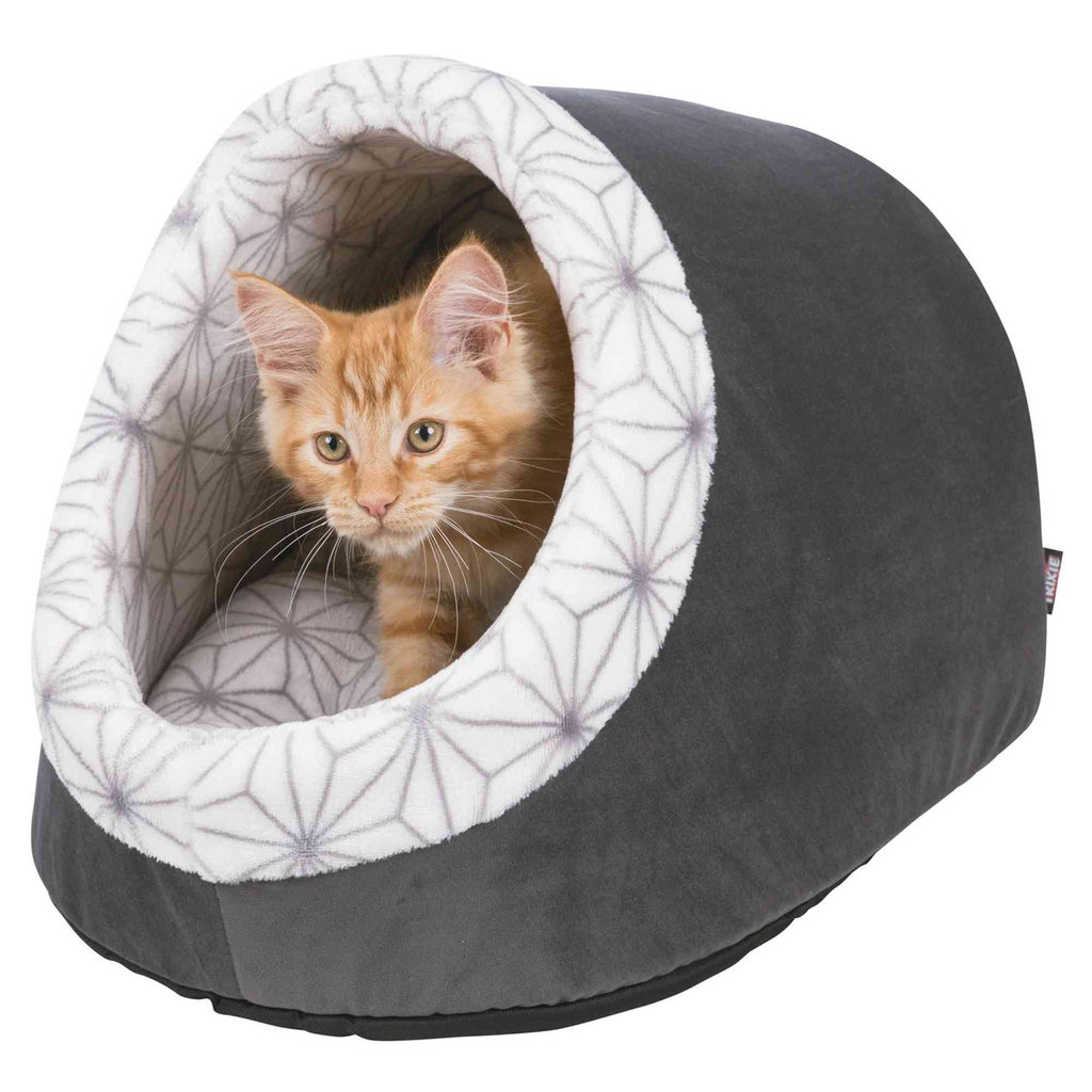 Diamond cuddly cave, 35 × 26 × 40 cm, anthracite/white