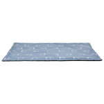 Anchor blanket, 100 × 70 cm, light blue
