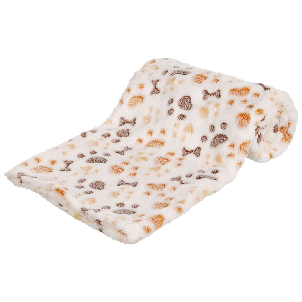Manta Lingo, 100 × 75 cm, Blanco-Beige