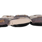 Manta Patchwork, 55 × 40 cm, Marrón-Beige