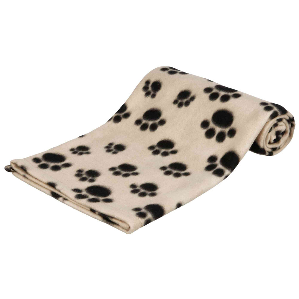 Beany fleece blanket, 100 × 70 cm, beige