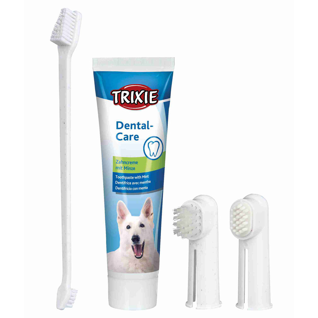 Set Higiene Dental, Pasta y cepillos dedos