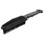 Upholstery and textile brush, black