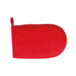 Lint glove, double-sided, red