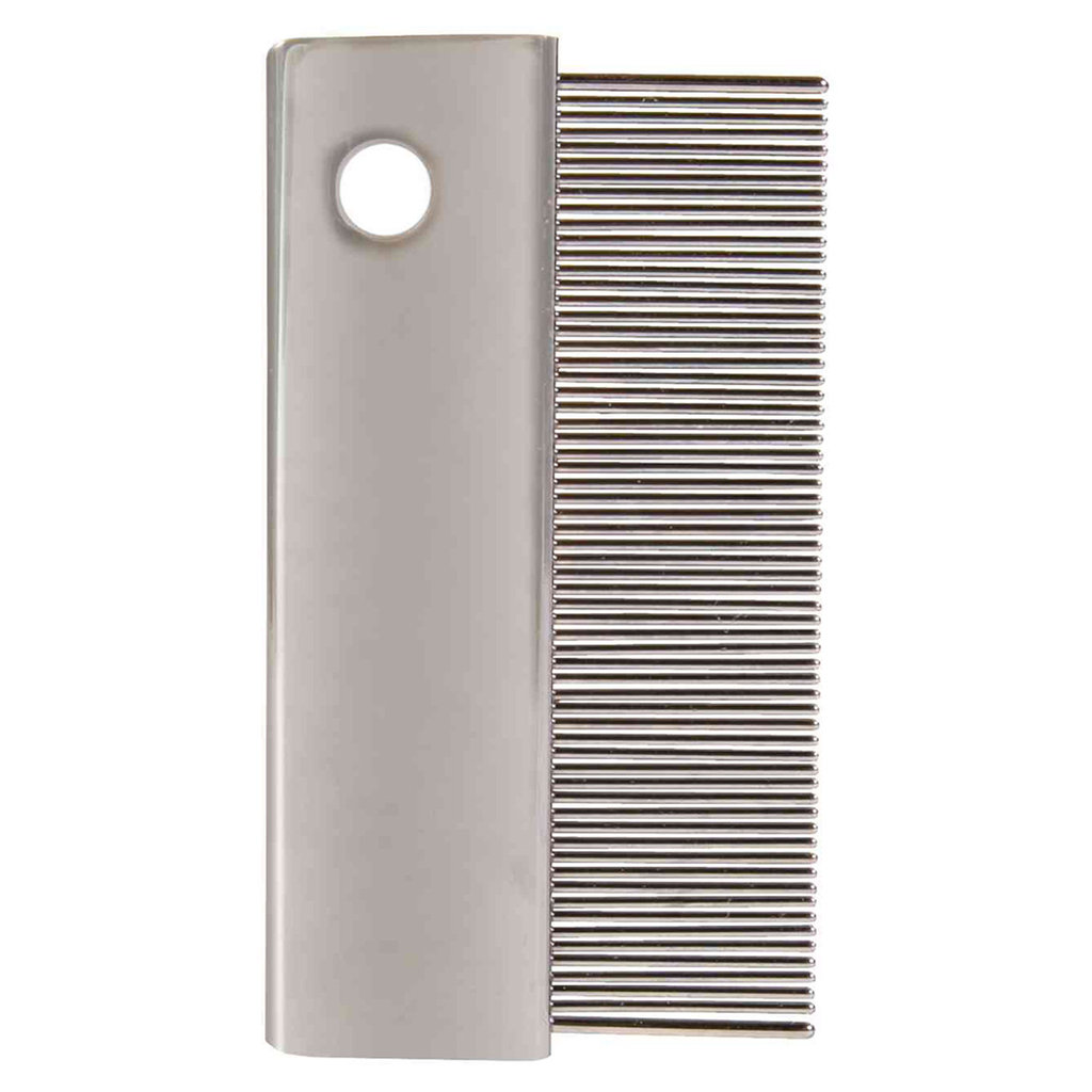 Flea and dust comb, metal, 7 cm