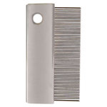 Flea and dust comb, metal, 7 cm