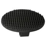 Massage brush, rubber, 8 × 13 cm