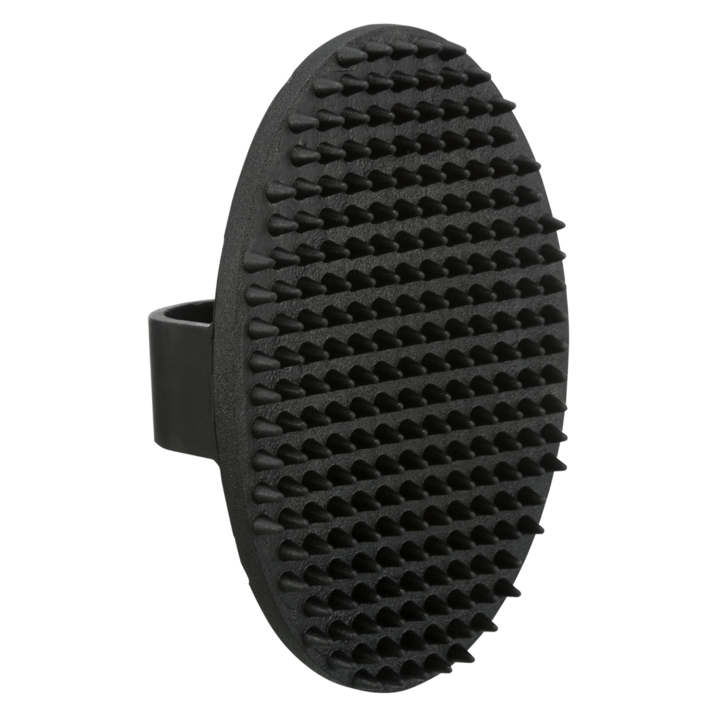 Massage brush, rubber, 8 × 13 cm