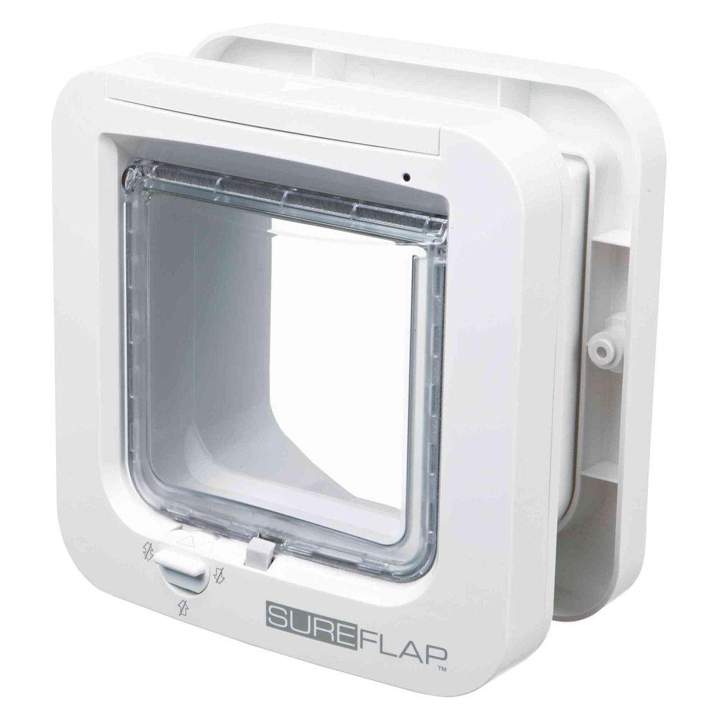 Trampilla SureFlap, Microchip, 21 × 21 cm, Blanco