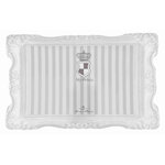 My Prince place mat, 44 × 28 cm, grey/white, My Prince