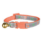 Cat collar, reflective, nylon