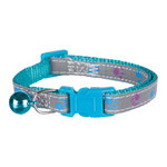 Cat collar, reflective, nylon