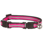 Cat collar with two buckles, reflective