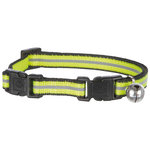 Cat collar with two buckles, reflective