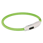 Flash light ring USB for cats, 35 cm/ø 7 mm, green