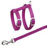 Cat harness with leash, nylon, 22–42 cm/10 mm, 1.25 m