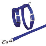 Cat harness with leash, nylon, 22–42 cm/10 mm, 1.25 m