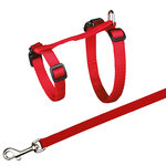 Cat harness with leash, XL, nylon, 34–57 cm/13 mm, 1.20 m