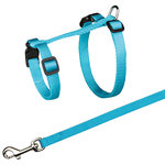 Cat harness with leash, XL, nylon, 34–57 cm/13 mm, 1.20 m