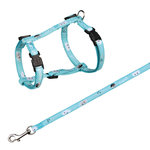 Arnés Mimi con correa, Nylon, 25-45 cm/10 mm, 1.20 m