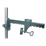 Wall clamp with telescope pole