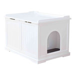Mueble de Baño Cat House XL, 75 × 51 × 53 cm, Blanco