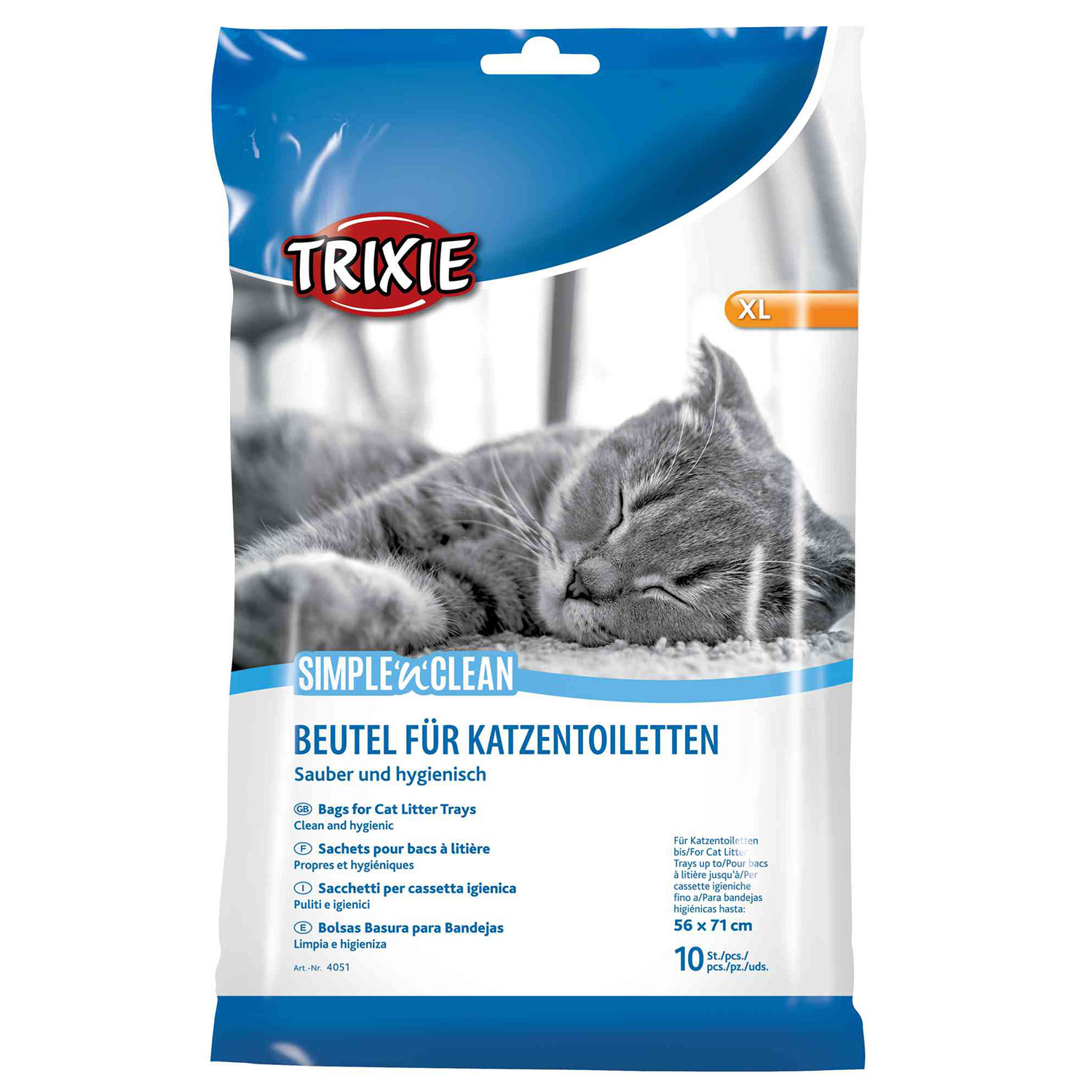 10 Bolsas para bandeja higi nica gatos hasta 56 x 71 cm