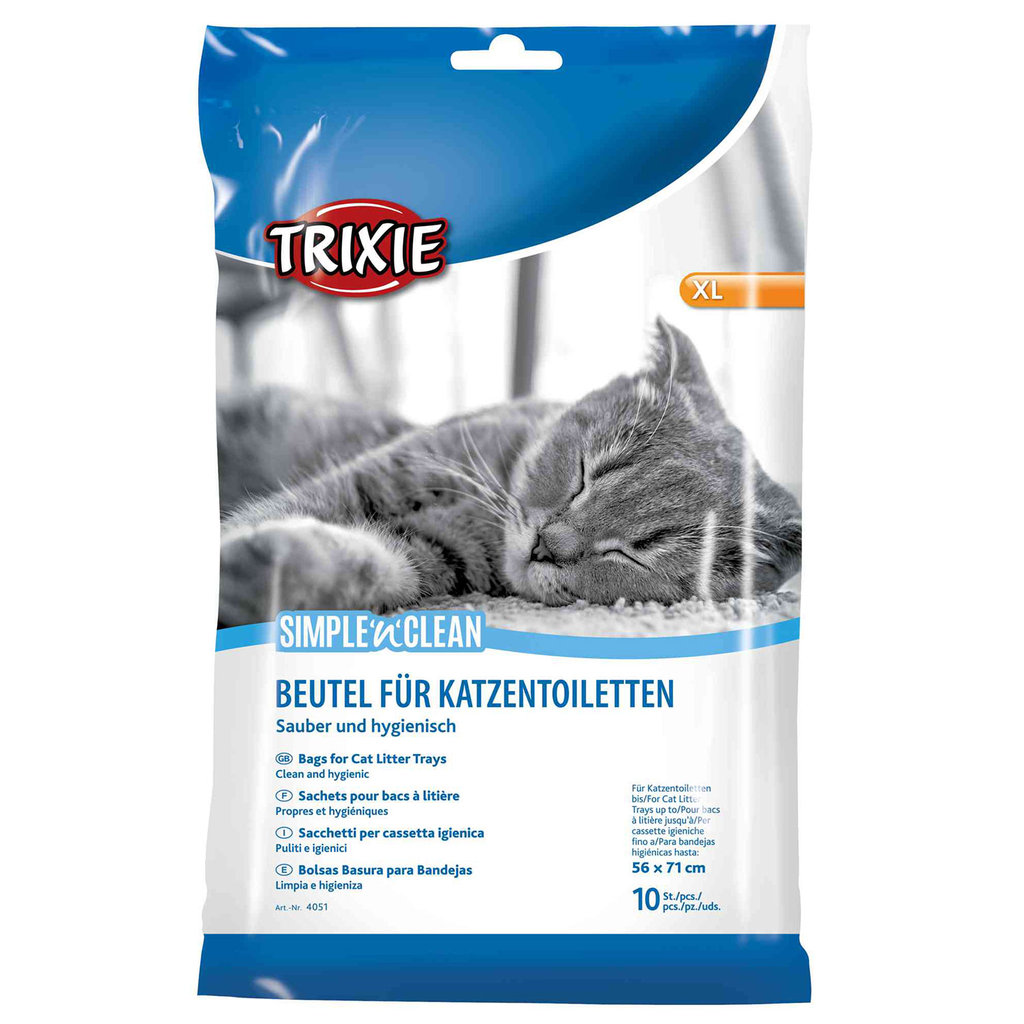 Simple'n'Clean Bags for litter trays, M, 10 pcs.