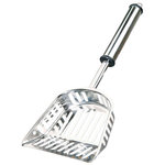 Litter scoop, stainless steel, M