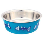 Stainless steel bowl with plastic coating, 0.3 l/ø 12 cm