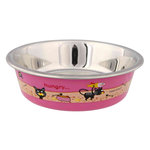 Stainless steel bowl with plastic coating, 0.25 l/ø 12 cm