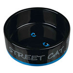 Comedero Cerámica Street Cat, 0.3 l/ø12 cm