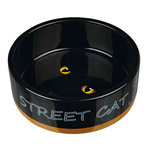 Comedero Cerámica Street Cat, 0.3 l/ø12 cm