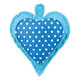 Felt heart with valerian filling, 11 cm