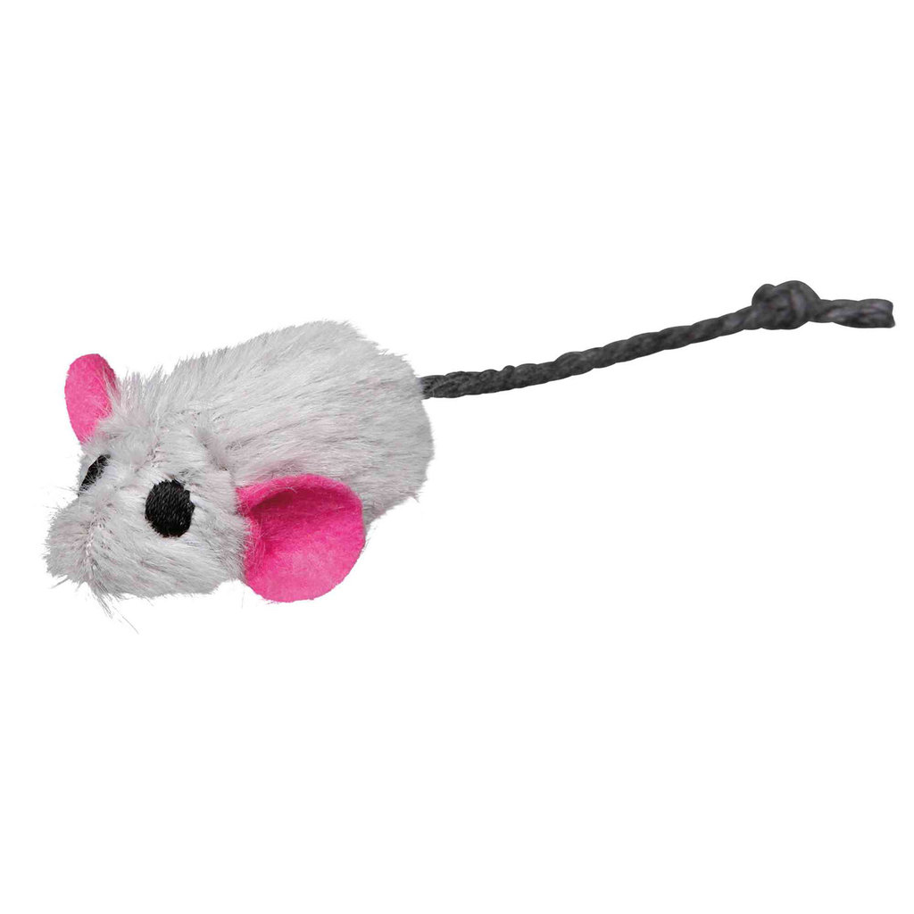 Plush mice, with solid catnip core, 5 cm, 6 pcs.