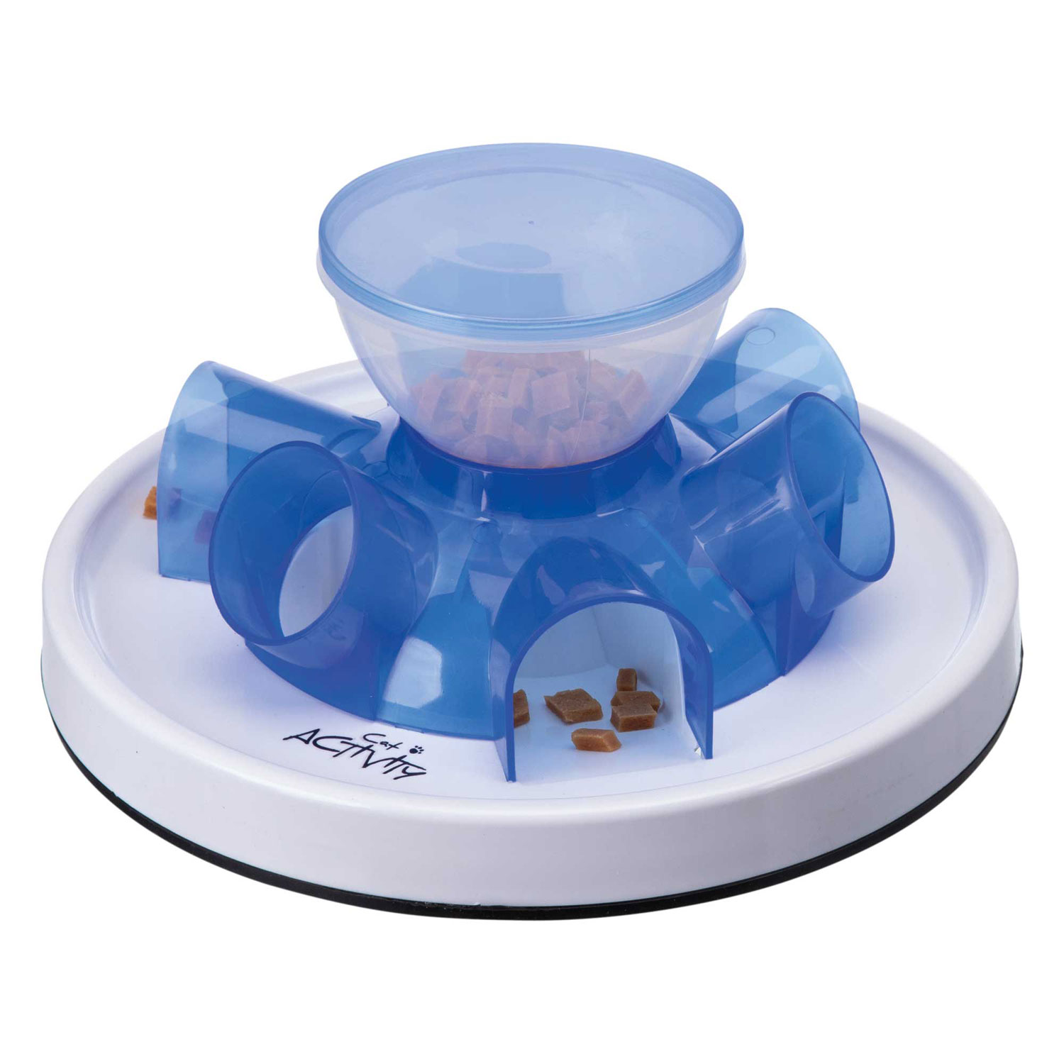 cat activity tunnel feeder