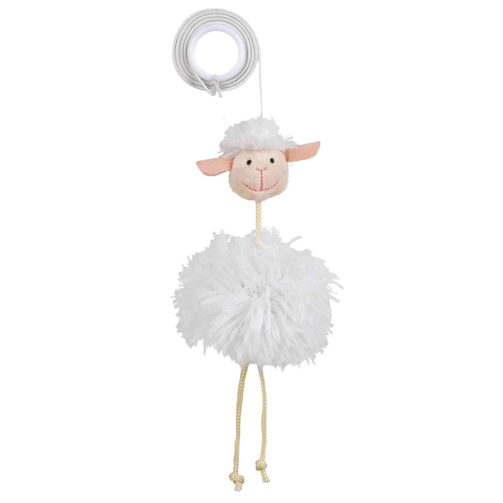 Sheep on an elastic band, plush, 20 cm