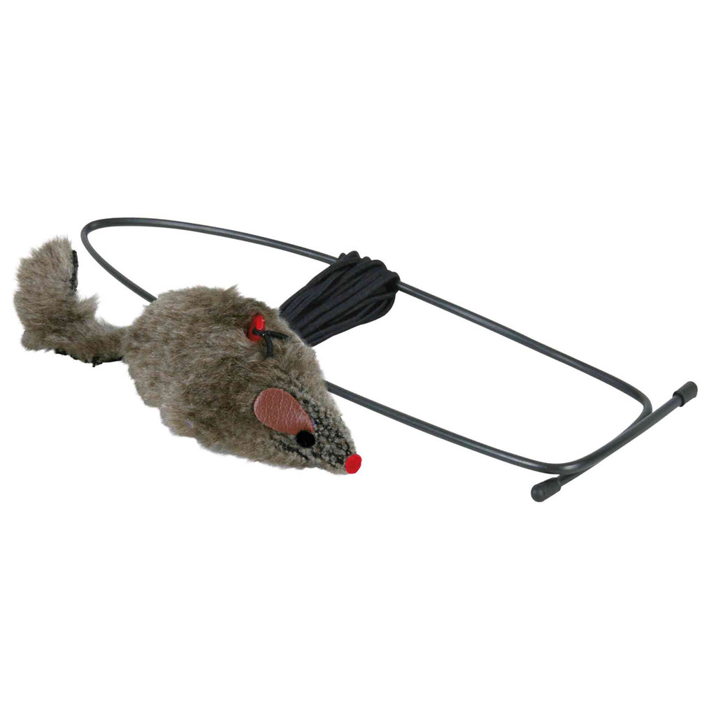 Plush mouse for doorframes, 8 cm/190 cm