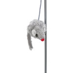 Trozo queso con agujeros y 3 juguetes, 36 x 8 x 26/26 cm