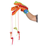Guante Juego, con 4 Ratones Colgantes, Multicolor