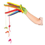 Guante Juego, con 4 Ratones Colgantes, Multicolor