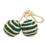 2 Pelotas Cuerda Sisal con Catnip, ø4 cm