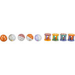 Set de Pelotas y Rulos Sonajero Plástico, ø4.5 cm