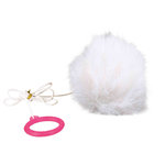 Set de Pelotas Peluche en Cintas Elásticas, ø7 cm, 55 cm