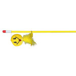 Playing rod with smiley, 50 cm