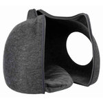 Cat cuddly cave, felt, 38 × 35 × 37 cm, anthracite